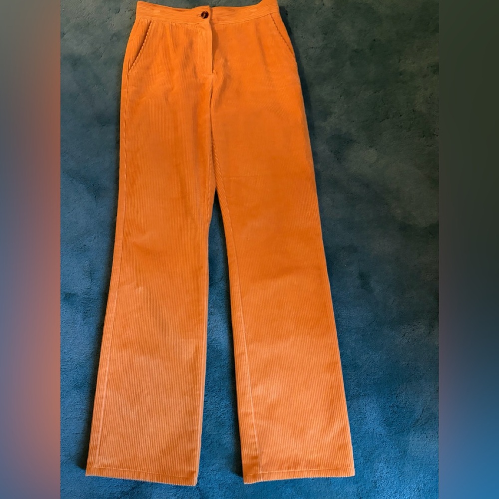 See By Chloe Mustard Corduroy Trousers